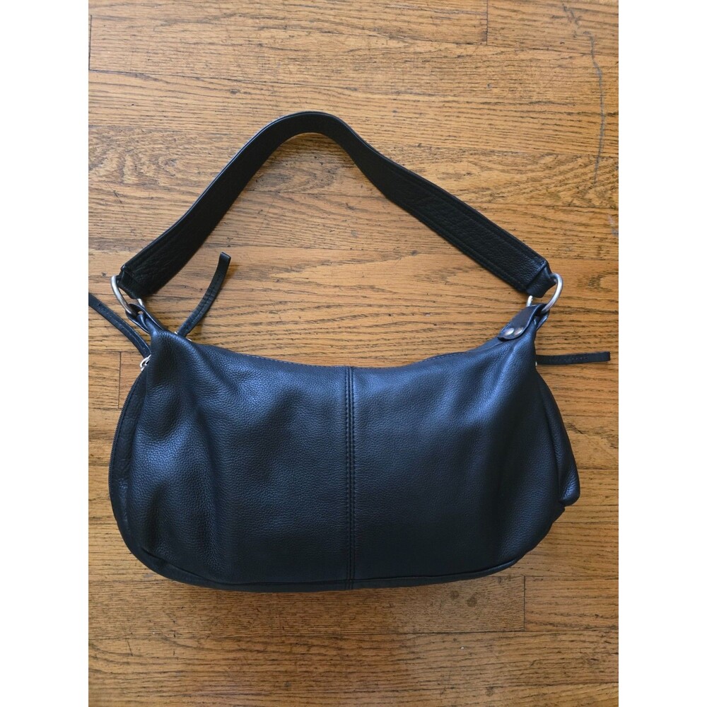 Vintage '90s Y2k Hobo International Leather Shoulder Bag Purse
